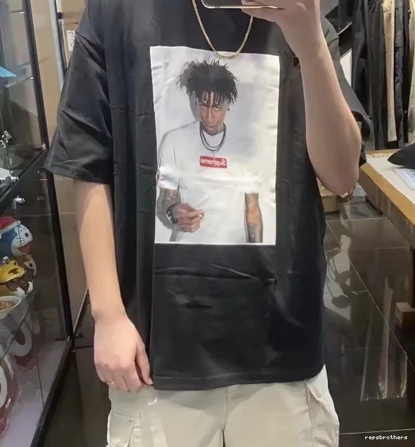 23FW YOUNG M TEE Black and S XL BOY White NBA L 0806